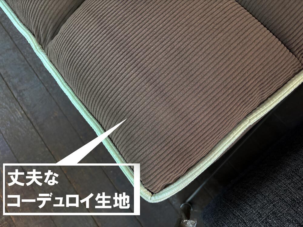 ソファーベッド ブラウン 画像4