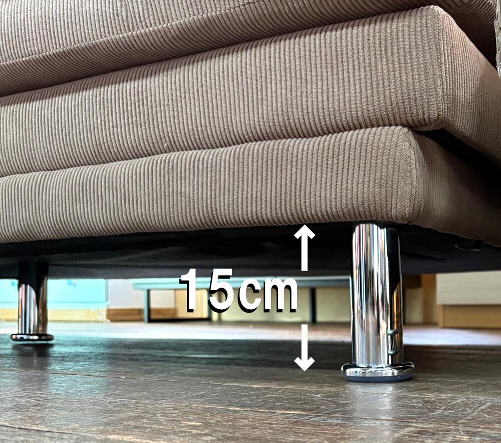 ソファーベッド ブラウン 画像5