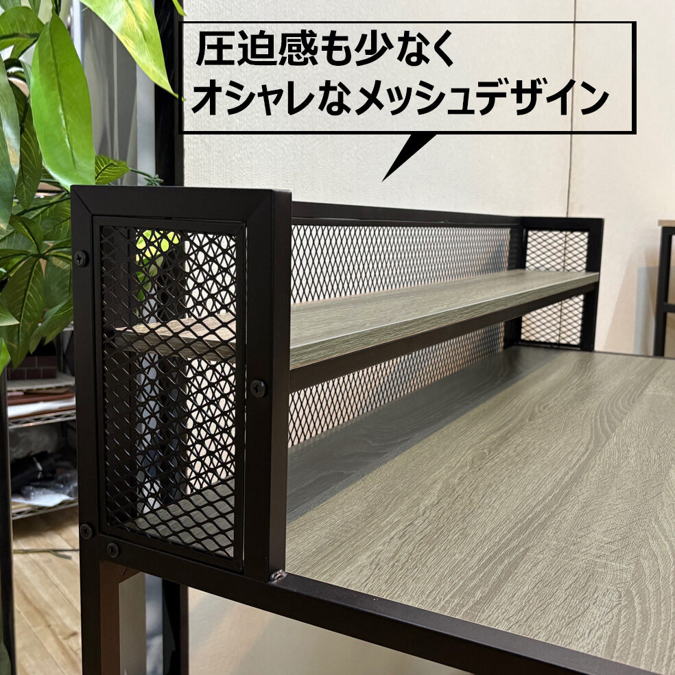 パソコンデスク グレー 画像5
