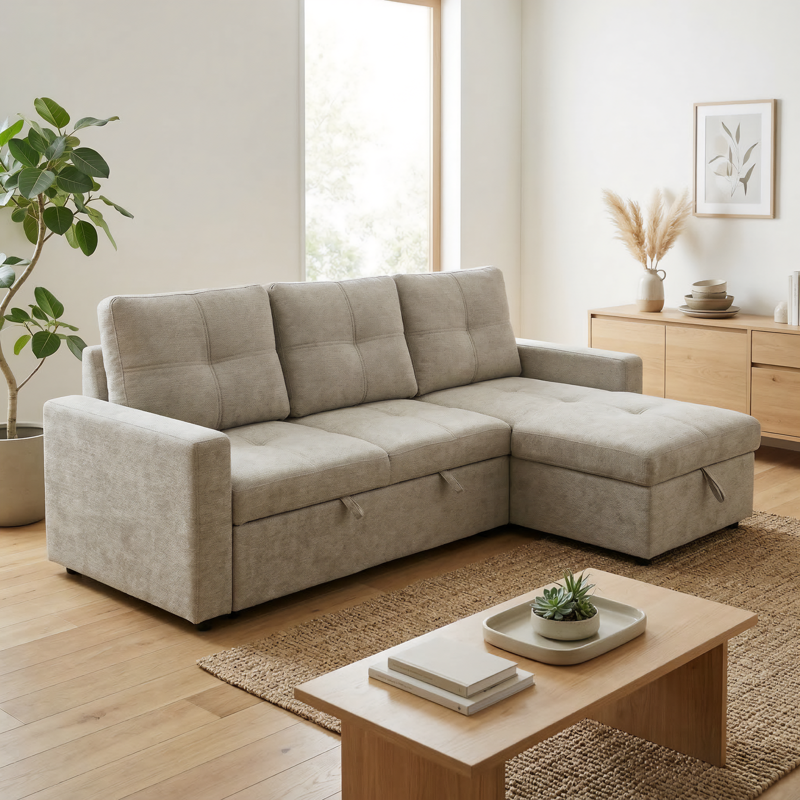 カウチソファ ファブリック 画像2